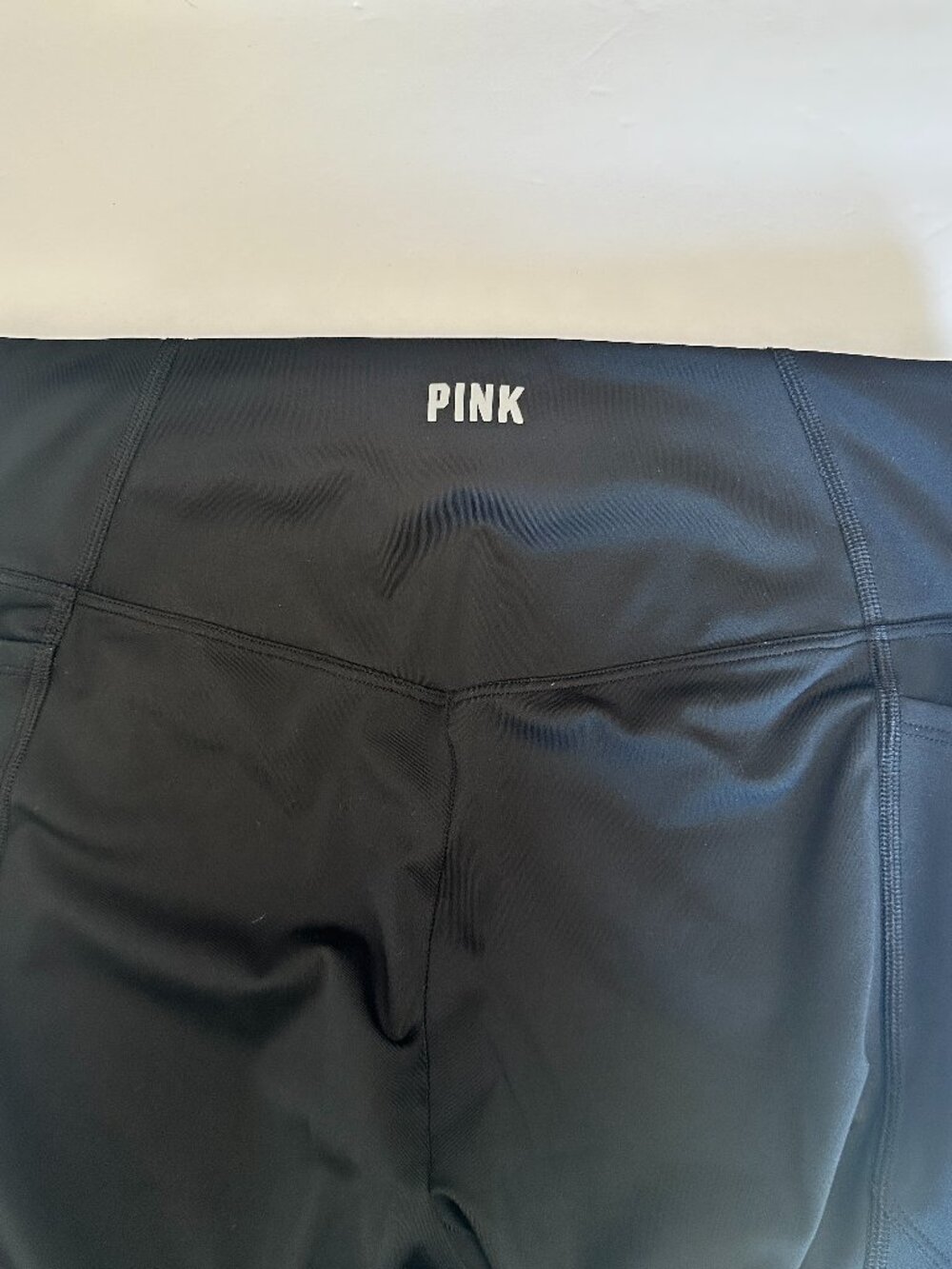 VS PINK Active Performance Black Leggings High Rise Yoga Athleisure Streetwear